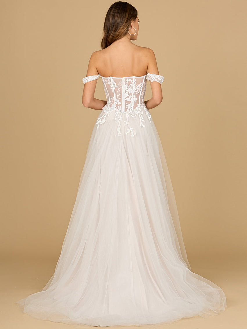 Corset, Off Shoulder Bridal Gown - Glamourous Grace