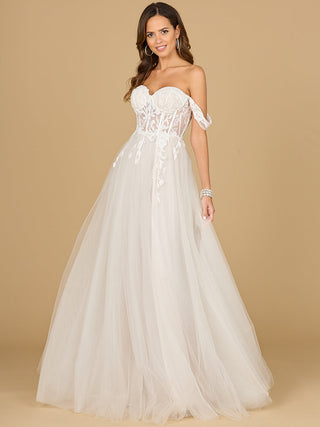 Corset, Off Shoulder Bridal Gown - Glamourous Grace