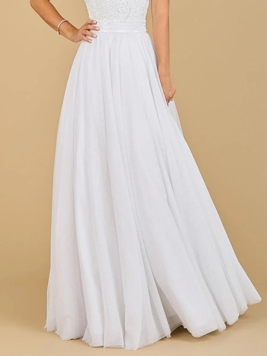Long Skirt with Sequin Belt - Glamourous Grace