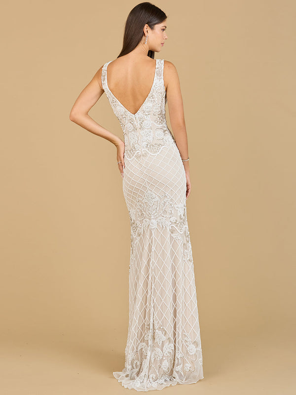 High-Neck Sleeveless Wedding Gown | 51136 - Glamourous Grace