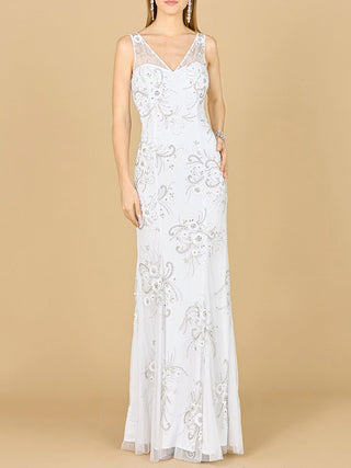 Floral Beaded Bridal Gown | 51182 - Glamourous Grace