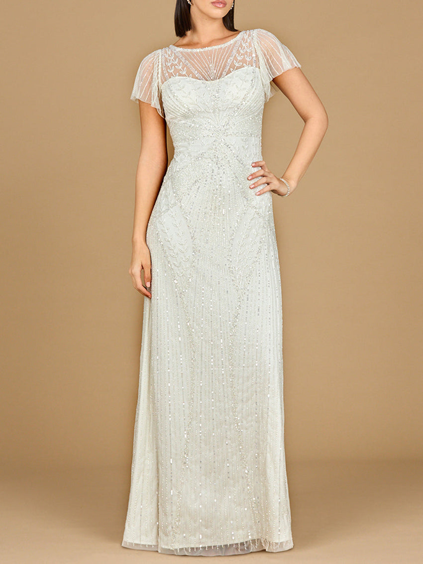 Zara Beaded Gown - Glamourous Grace