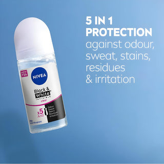 Nivea Women's Anti-Stain Roll-On Deodorant for Long-Lasting Freshness - 1.69 fl oz - Glamourous Grace