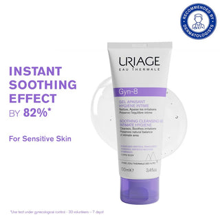 Uriage Gyn-8 Soothing Cleansing Gel Intimate Hygiene 3.4 Ounce - Glamourous Grace