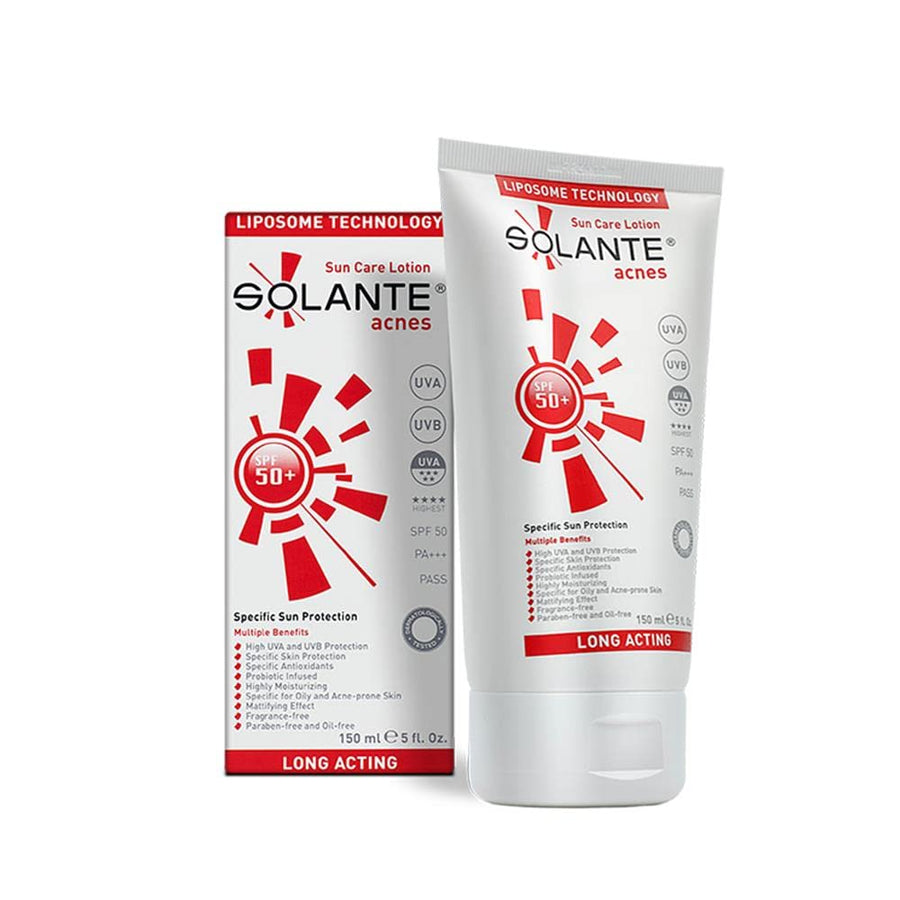 Solante Acnes Spf 50+ 150 ml Anti-Acne Sun Lotion - Glamourous Grace