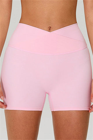 The Jewel Crop Top Crossover Shorts 2-Piece Set
