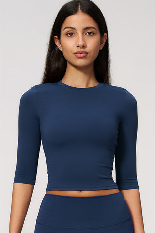 The Natalia Half-Sleeve Top Shorts 2-Piece Set
