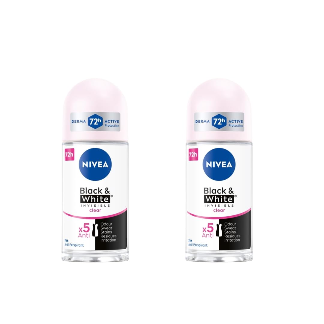Nivea Women's Anti-Stain Roll-On Deodorant for Long-Lasting Freshness - 1.69 fl oz - Glamourous Grace