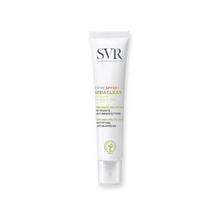SVR Sebiaclear Krem SPF50+ Sunscreen Cream for Acne-Prone Skin - Matte Finish, Hydrating, 1.35 fl oz - Glamourous Grace