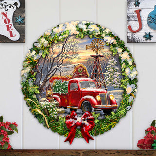 Christmas Wonderland Holiday Door Decor by D. Gelsinger - Christmas Decor - 8652811H-DG
