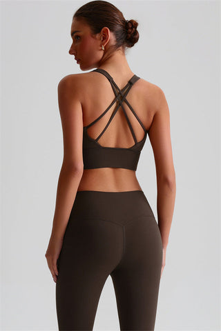 The Brave Sports Bra Flared Leggings 2-Piece Set