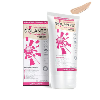 Solante Tele-Rubor Tinted Sun Care Lotion Spf 50+ 150ml - Glamourous Grace