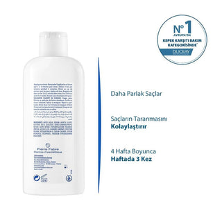Ducray Squanorm Dry Dandruff Treatment Shampoo - Anti-Dandruff, Moisturizing, 6.76 fl oz