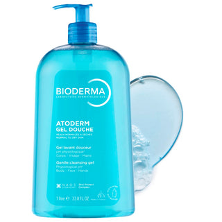 Bioderma Atoderm Shower Gel 1000ml - Moisturizing, Dermatologically Tested, Paraben-Free for Sensitive Skin - Glamourous Grace