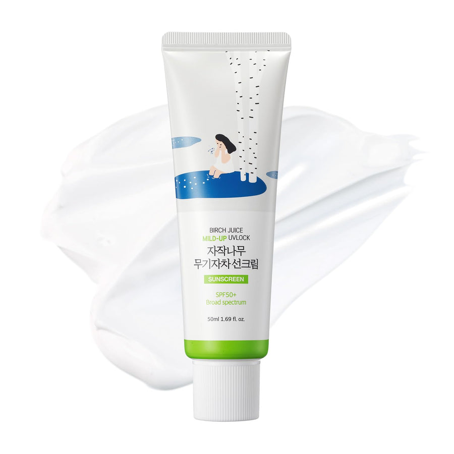 Round Lab Birch Juice Mild-Up UV Lock Sunscreen - Glamourous Grace