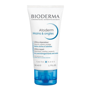 Bioderma Atoderm Hand and Nail Cream 50ml - Moisturizing & Nourishing Hand Cream for Dry Hands & Nails - Glamourous Grace