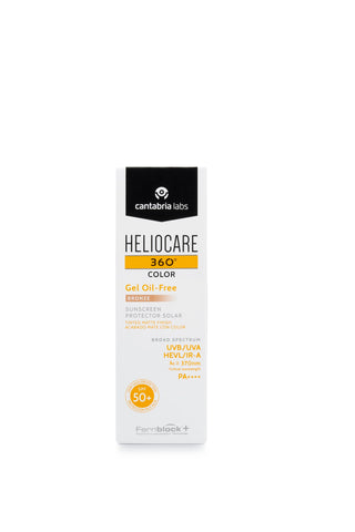 Heliocare 360 Gel Oil Free Bronze Spf 50 50ml - Glamourous Grace