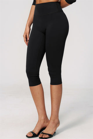 The Natalia Half-Sleeve Top Capri Leggings 2-Piece Set