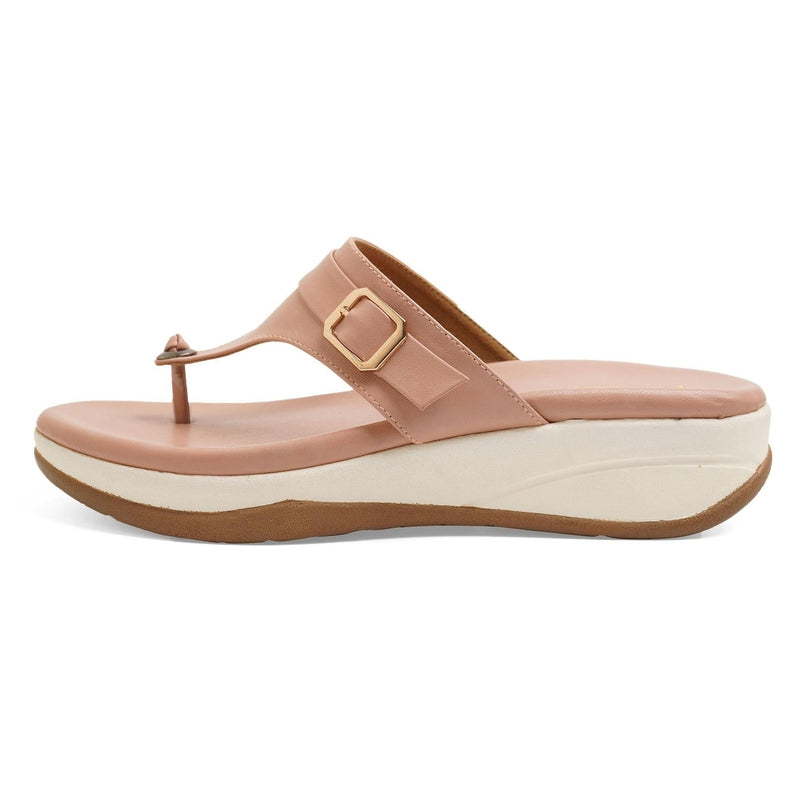 Briony - Peach Slip-Ons - Glamourous Grace