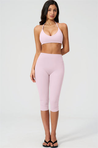 The Twirl Sports Bra Capri Leggings 2-Piece Set
