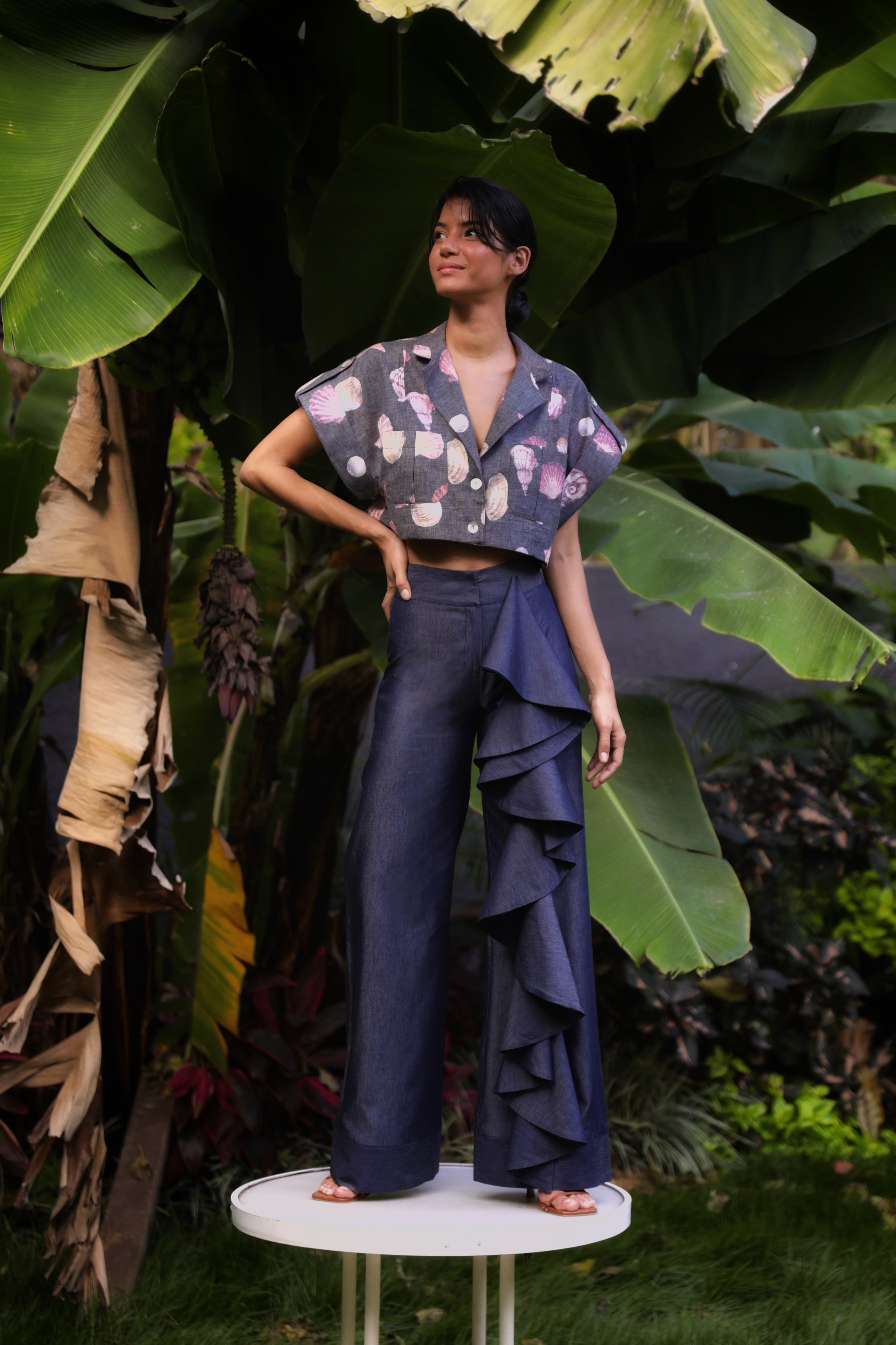 OLAS PANTS IN DENIM - Glamourous Grace