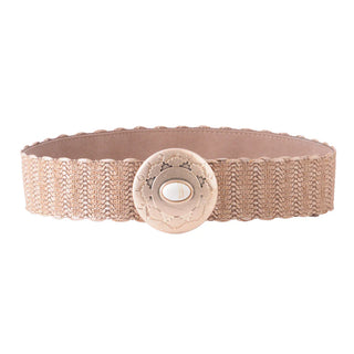 DJ Raffia Pearl Buckle Belt