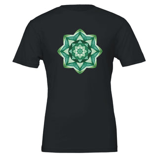 Emerald Sacred Geometry Mandela T-Shirt