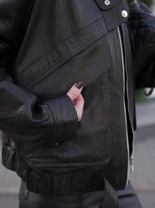 Alain Jumbo Genuine Leather Jacket