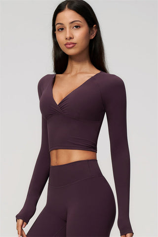 The Lox Long Sleeve Crop top Leggings 2-Piece Set