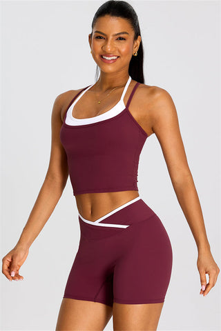 The Dwell Crop Top Shorts 2-Piece Set