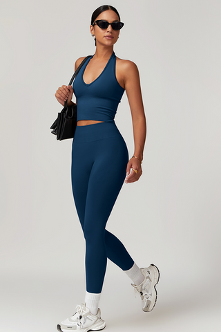 The Delight Halter Top Leggings 2-Piece Set