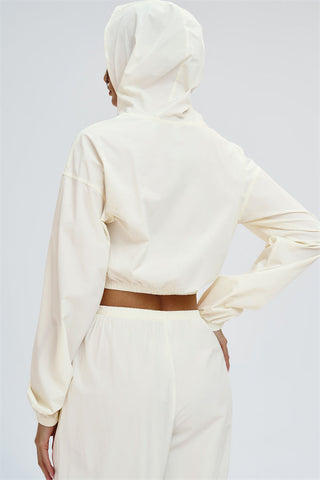 The Svelte UV protection Crop Hoodie Sweatpants 2-Piece Set