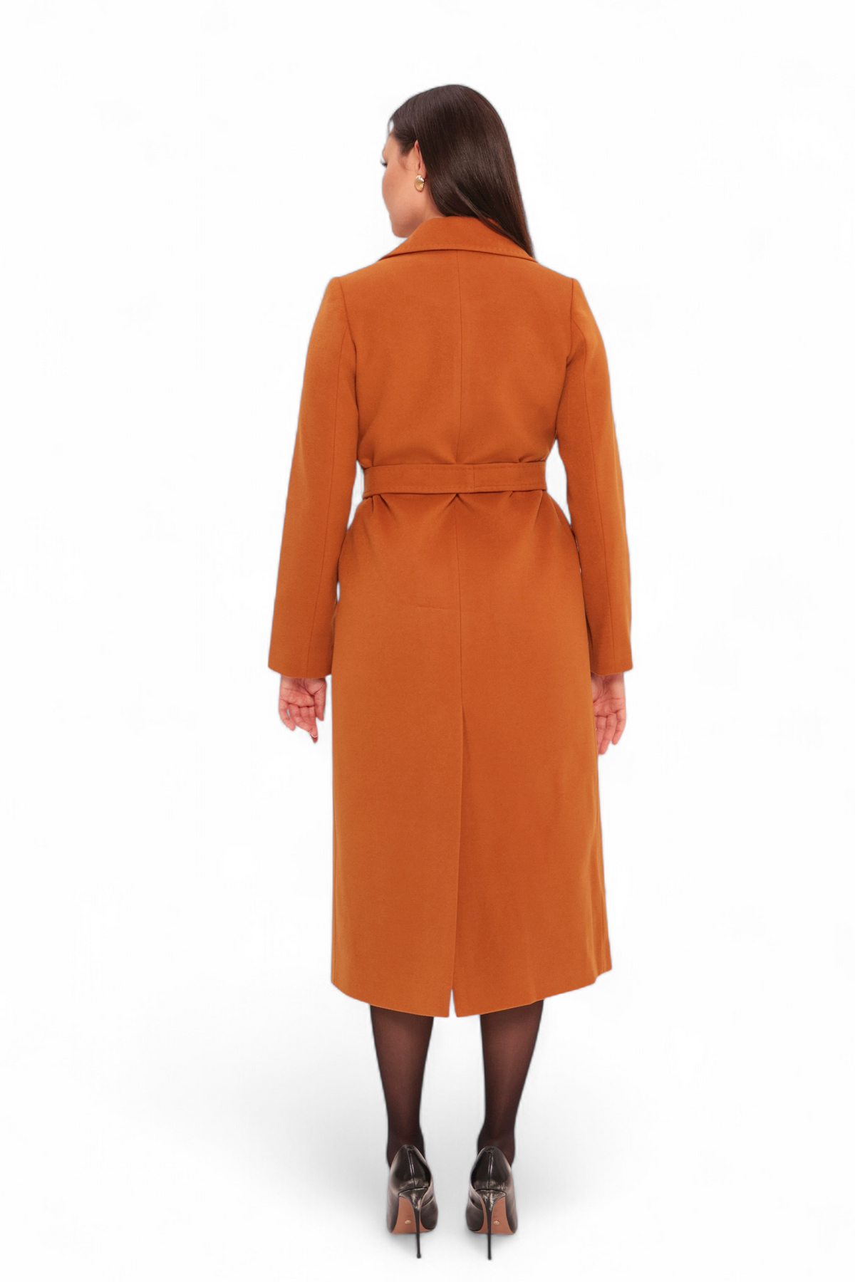 Harrington Classic Wraparound Overcoat in Cinnamon