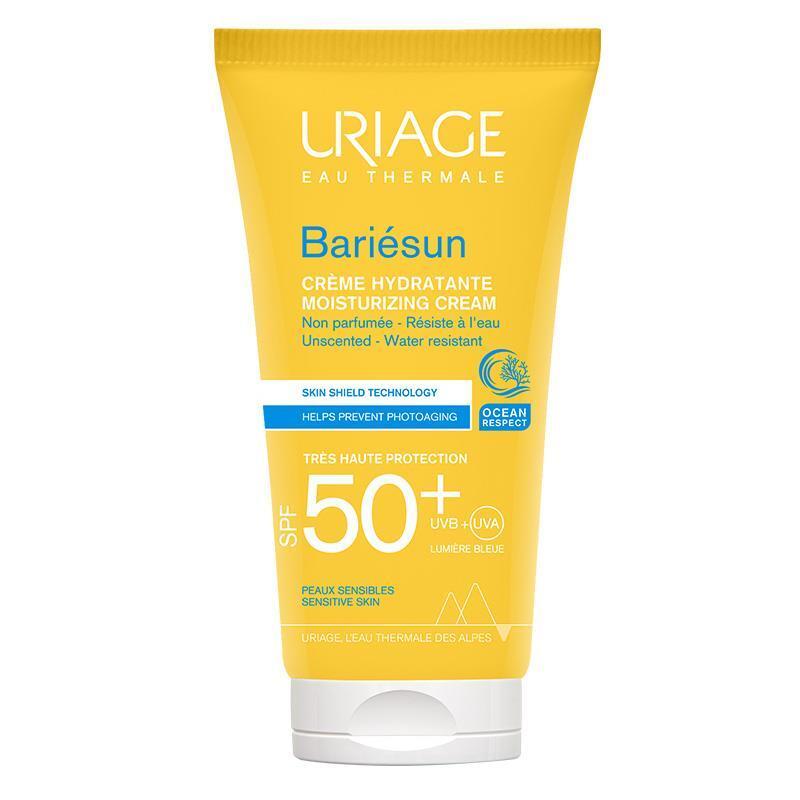Uriage Bariesun Fragrance-Free Sunscreen Cream SPF 50+ - Moisturizing, Non-Comedogenic Sun Protection - Glamourous Grace