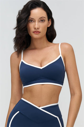The Crave Contrast Sports Bra Leggings 2-Piece Set