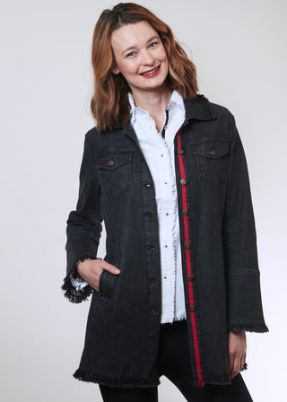 Park Slope Denim Jacket Black - Glamourous Grace