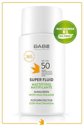 Babe Super Fluid Mattifying Sunscreen - SPF 50 | 50 ml - Glamourous Grace