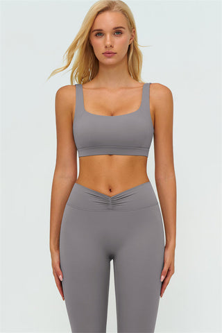 The Lushness V-Back Sports Bra Leggings 2-Piece Set