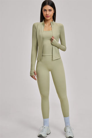 The Swoon Jacket Tank Top Leggings 3-Piece Set