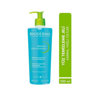 Bioderma Sebium Foaming Gel Cleanser 500ml - Deep Cleansing for Combination & Oily Skin - Glamourous Grace