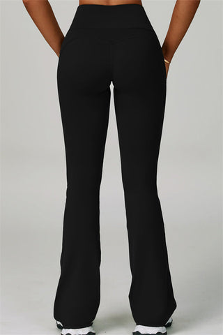 The Bold Halter Sports Bra Flared Leggings 2-Piece Set
