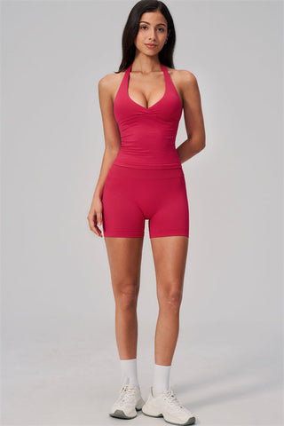 The Align V-Halter Top Shorts 2-Piece Set