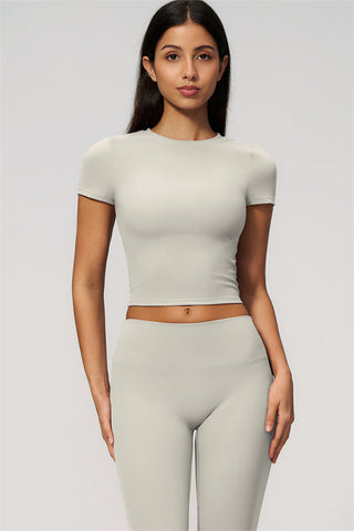 The Zura T-shirt Capri Leggings 2-Piece Set