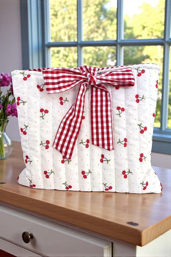 SC - Abigail Cherry Print Bible Cover - Glamourous Grace