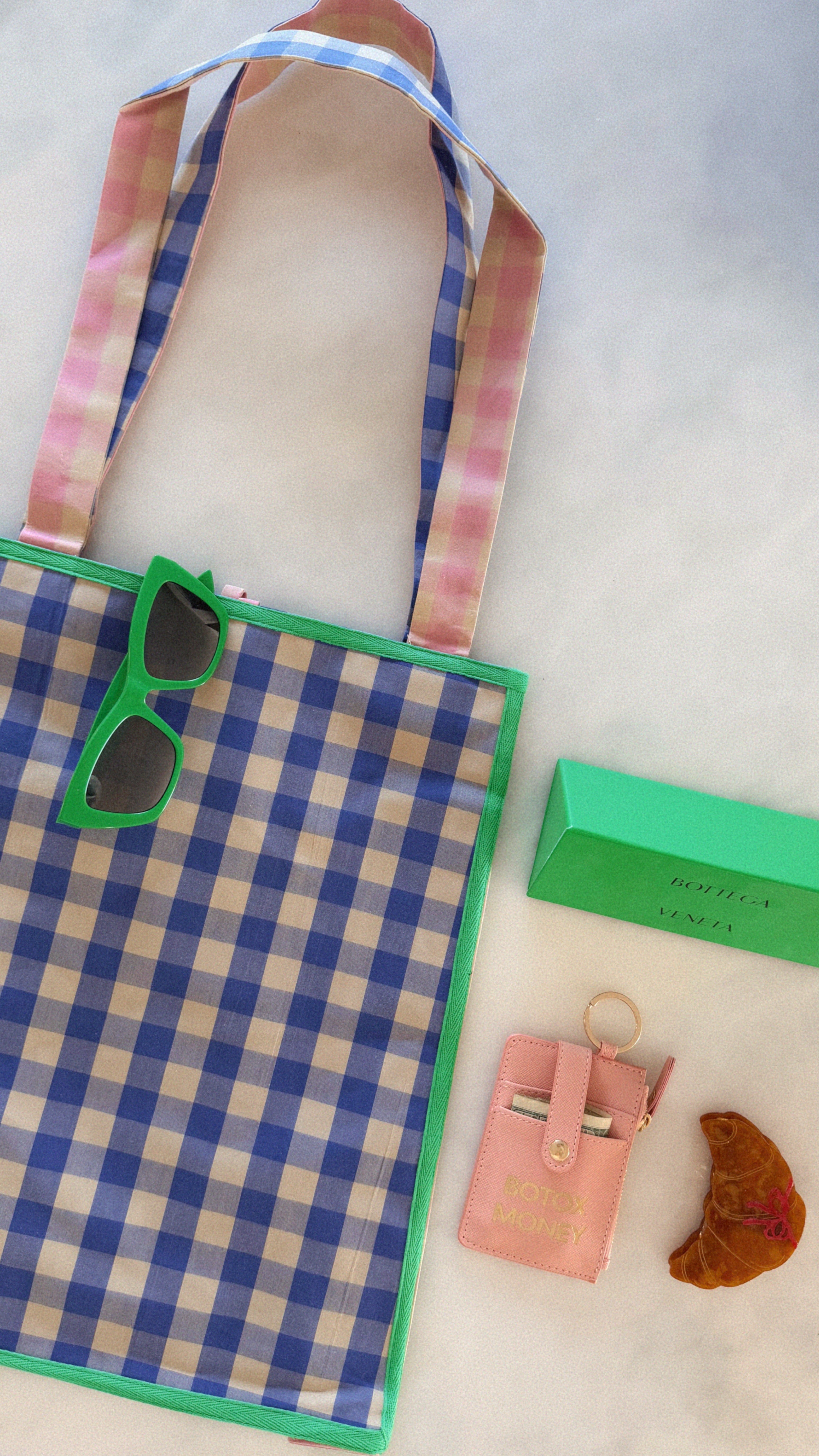 Maderas Gingham Tote Bag