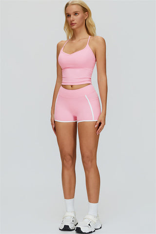 The Whisper Crop Top Shorts 2-Piece Set