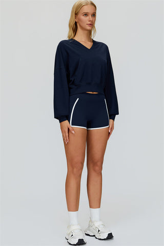 The Whisper V-Neck Hoodie