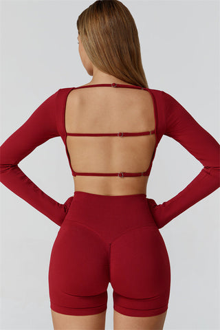 The Reign Long Sleeve Crop Top