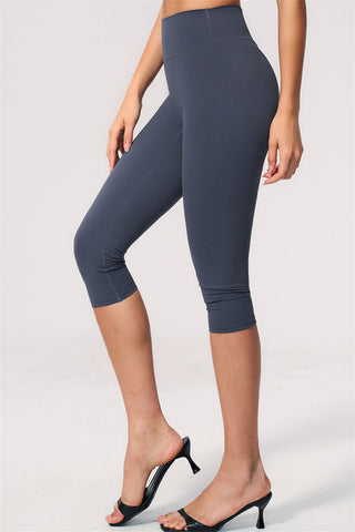 The Twirl Open Back Sports Bra Capri Leggings 2-Piece Set