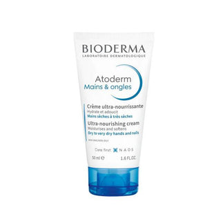 Bioderma Atoderm Hand and Nail Cream 50ml - Moisturizing & Nourishing Hand Cream for Dry Hands & Nails - Glamourous Grace